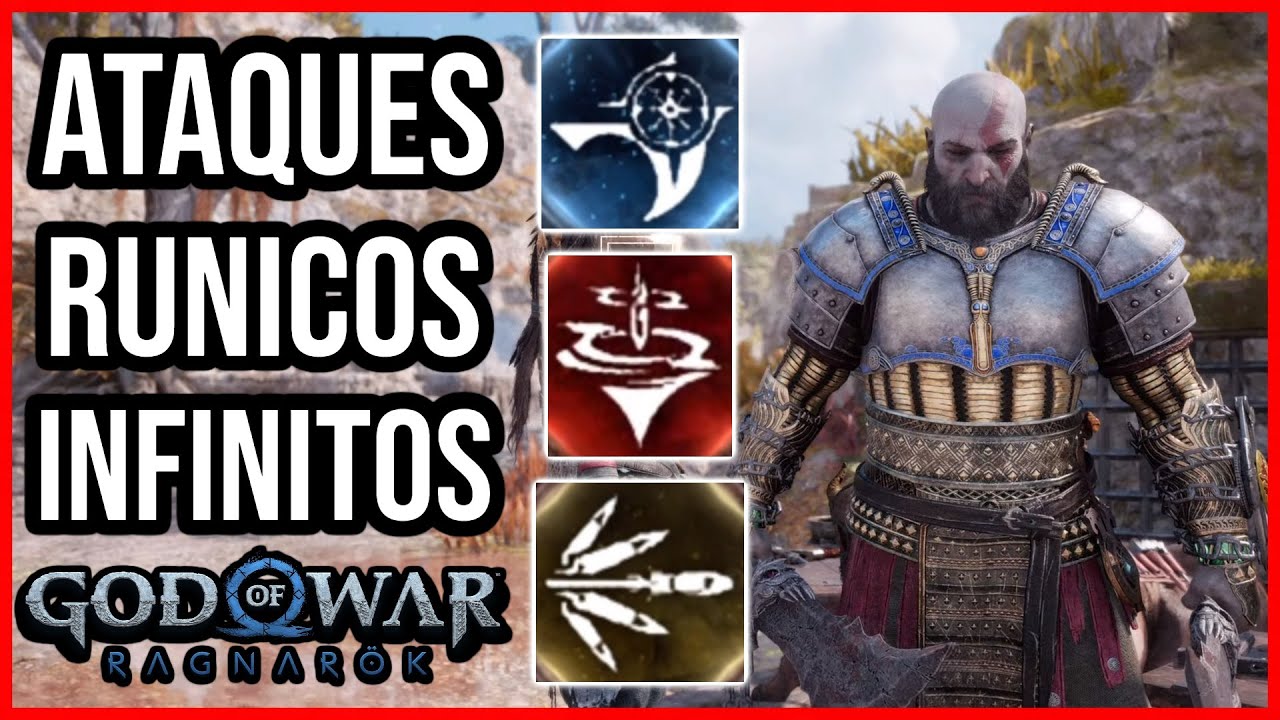 God of War Ragnarok - ATAQUE RUNICO CON DURACI&Oacute;N INFINITA!! *ROTISIMO*