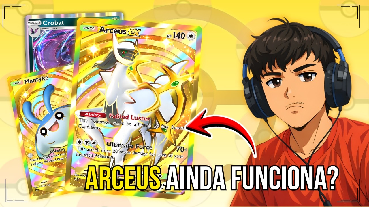 ARCEUS EX + CROBAT E INSUPORTÁVEL 🙏 || Pokémon TCG Pocket