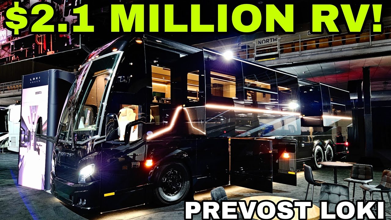 Автодом PREVOST от LOKI стоимостью 2,1 миллиона долларов. Самый дорогой автодом, в котором я когд...