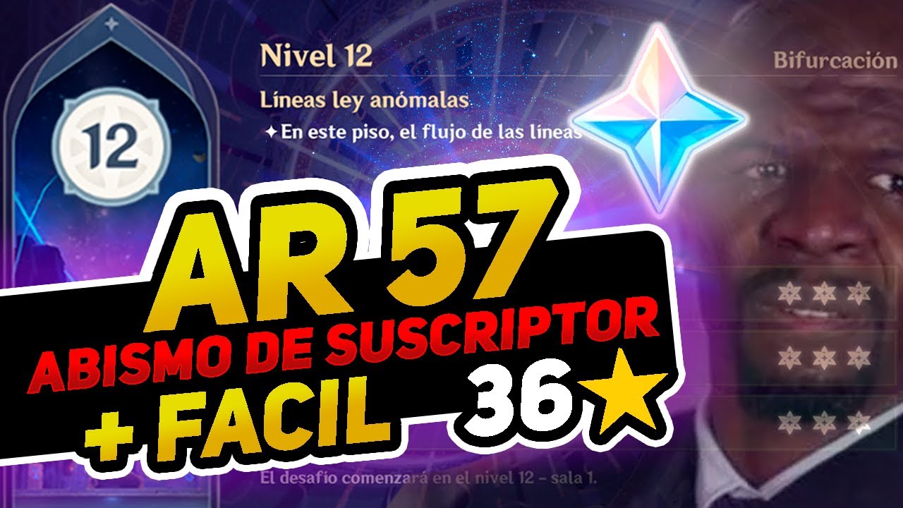 MEJORA TU CUENTA DE GENSHIN IMPACT ASI ! ABISMO DE SUSCRIPTOR AR57 GENSHIN IMPACT