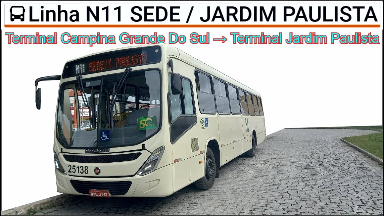 Campina Grande Do Sul PR - Linha N11 - Terminal Campina Grande Do Sul → Terminal Jardim Paulista