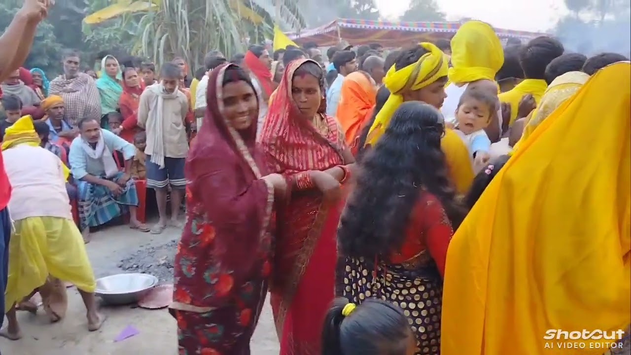 #बाबा भुईयां माई गहिल के पूजा स्थल ग्राम धधुआ जिला वैसाली में धूम मचाने वाले पूजा सेवक गौतम भगत जी