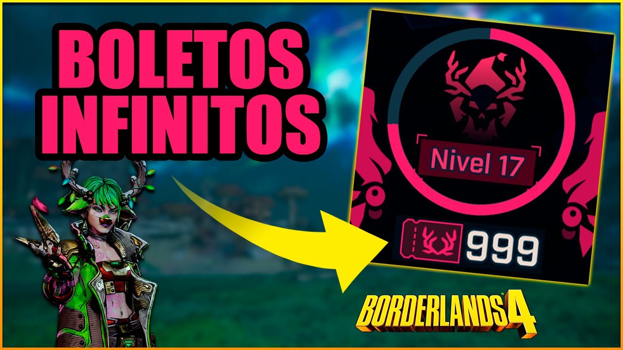 &iexcl;Boletos infinitos! Truco para obtenerlos r&aacute;pido | Borderlands 4
