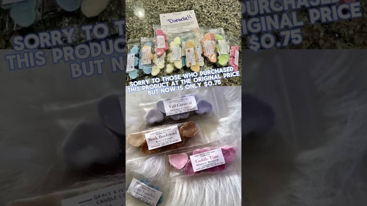 Elevate Your Space with Heart-Shaped Wax Melts for Pure Relaxation #waxmelts