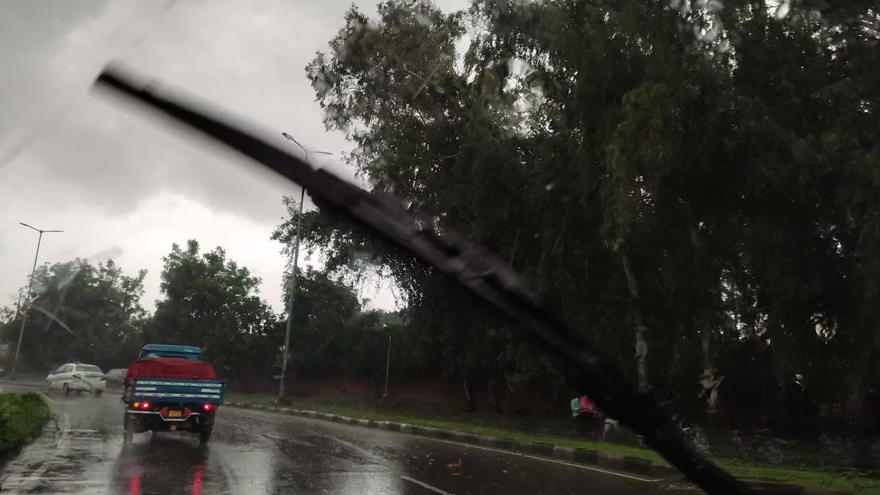 awsome weather in chandigarh and heavy rainfall