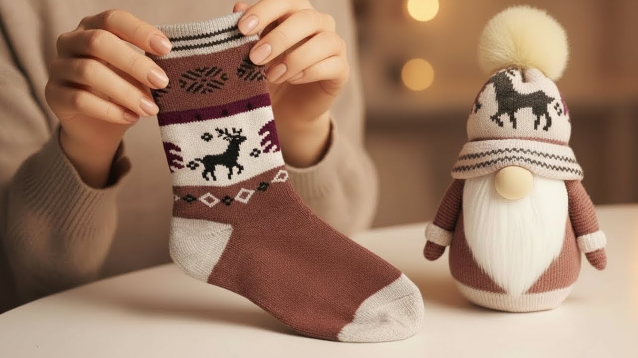 GENIUS!Anyone Can Make These Cute Gnomes Using Just Socks!🧦 DIY easy crafts idea!