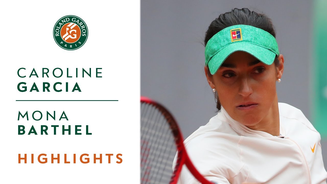 Caroline Garcia vs Mona Barthel - Round 1 Highlights | Roland-Garros 2019