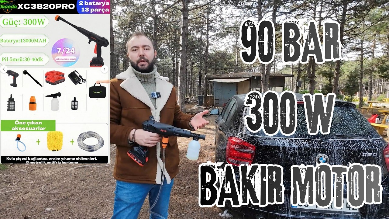 2026’nın En Güçlü Araç Yıkama Tabancası mı? XC3820PRO Çift Batarya Performans Testi!