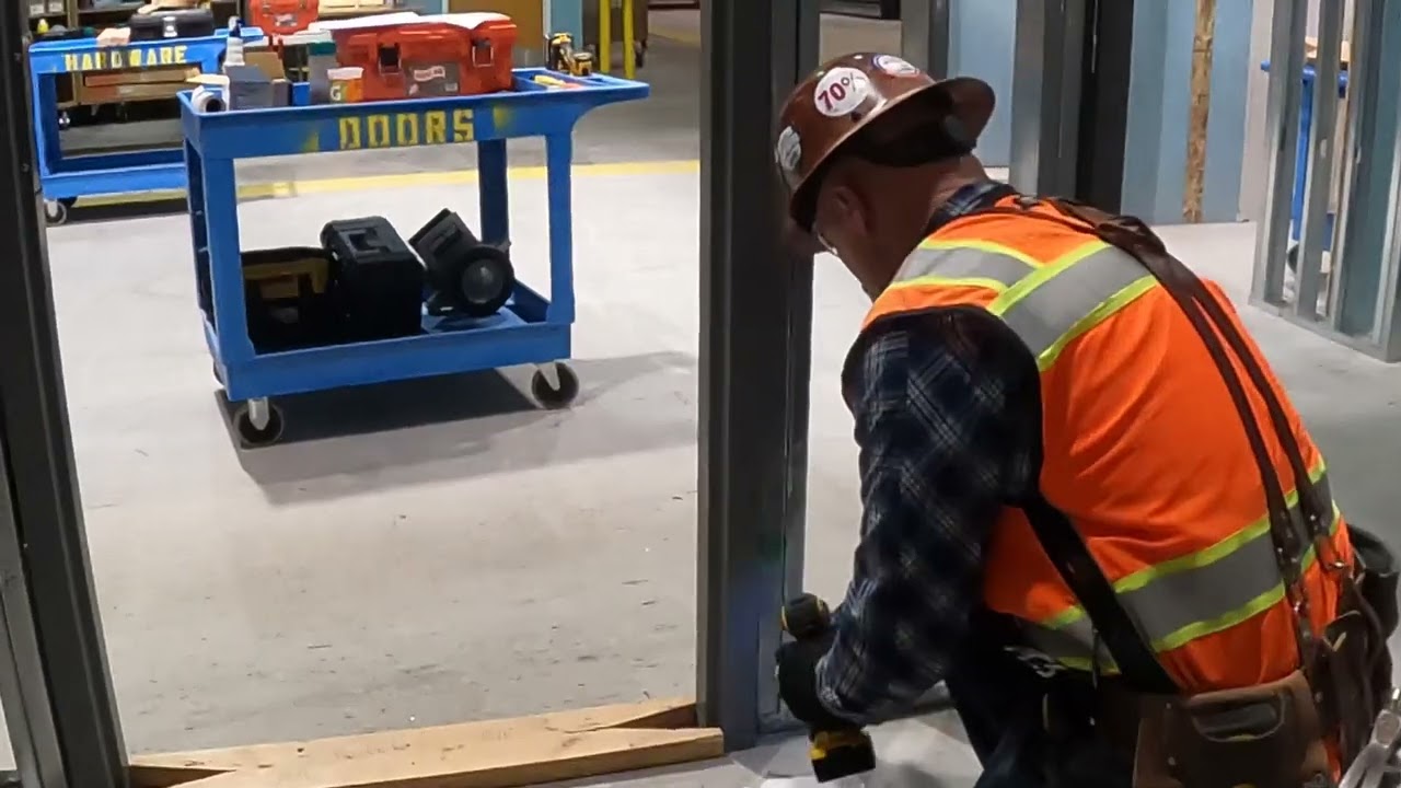 Installing Hollow Metal Frame