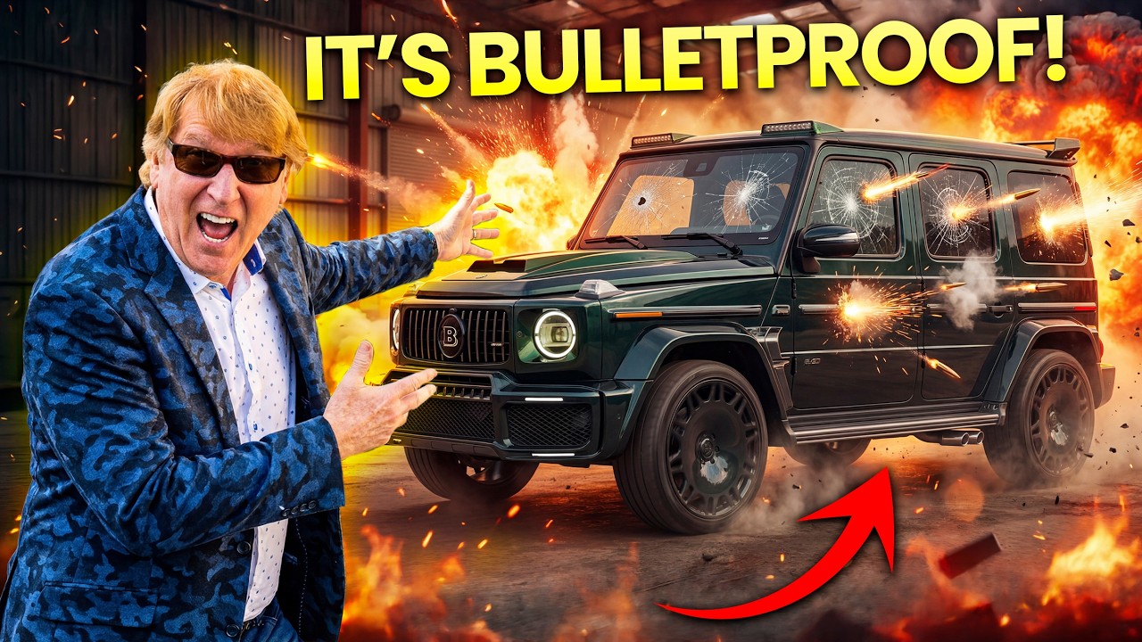 Тест-драйв бронированного Brabus G-Wagon!