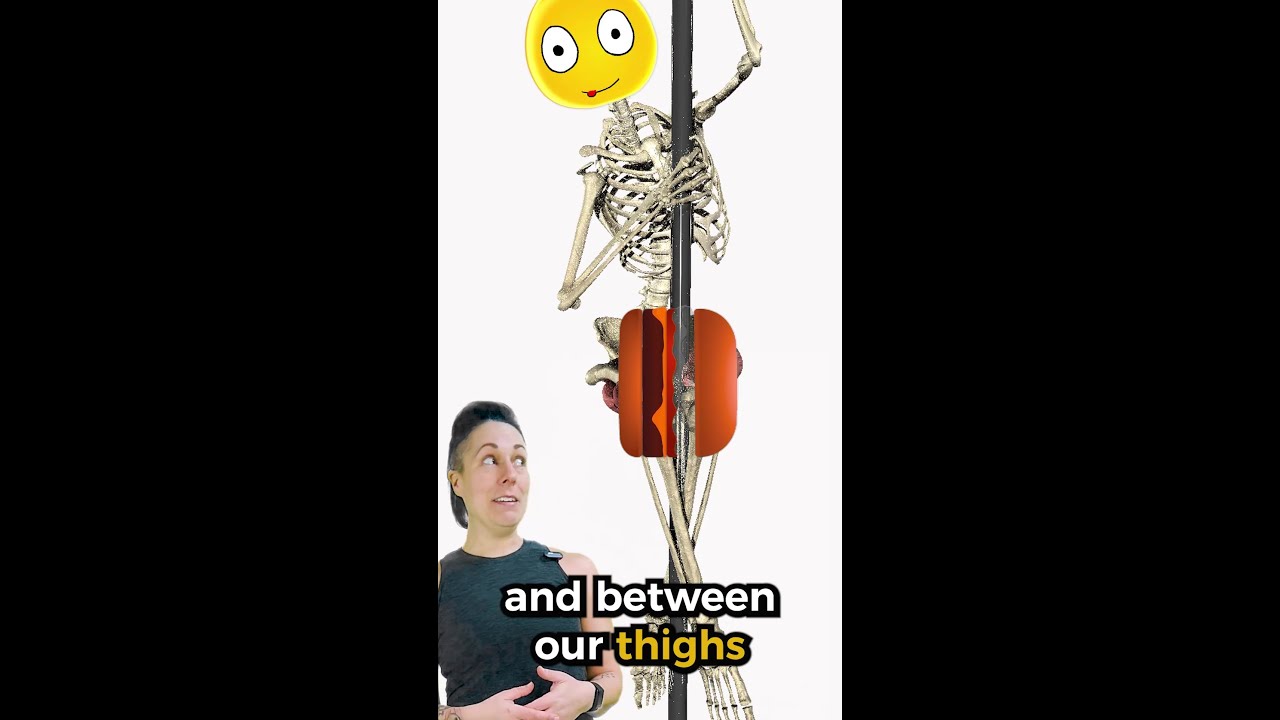 Why we need leg strength for pole climbs! 💪
