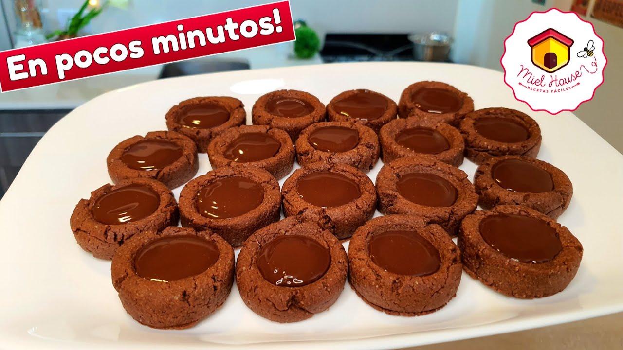 LAS GALLETAS MAS RICAS de chocolate rellenas  FACILISIMAS