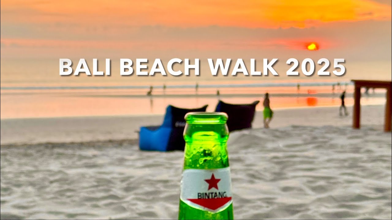 BALI BEACH WALK 2025 “Land & Sea Travel Videos “