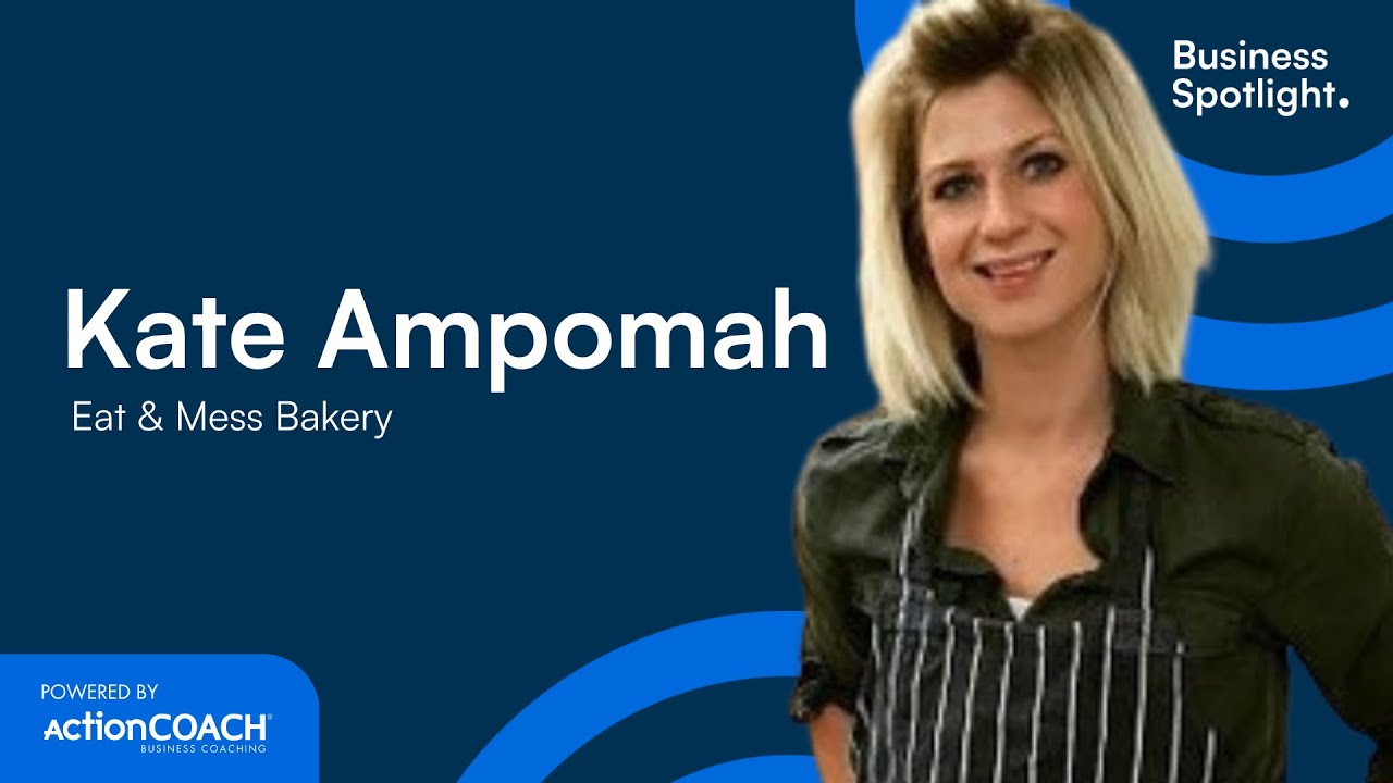 Business Spotlight interview with Kate Ampomah, founder of award-winning Eat & Mess Bakery.