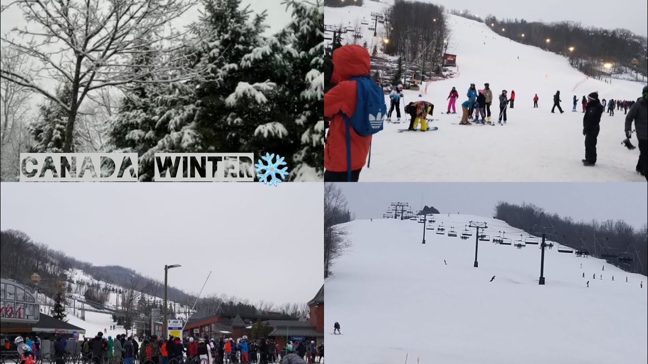 CANADA WINTER//SNOW SEASON 🥶//SKIING⛷️