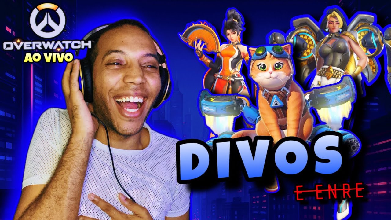 🔵 AO VIVO - OVERWATCH - TESTANDO OS NOVOS PERSONAGENS 😺