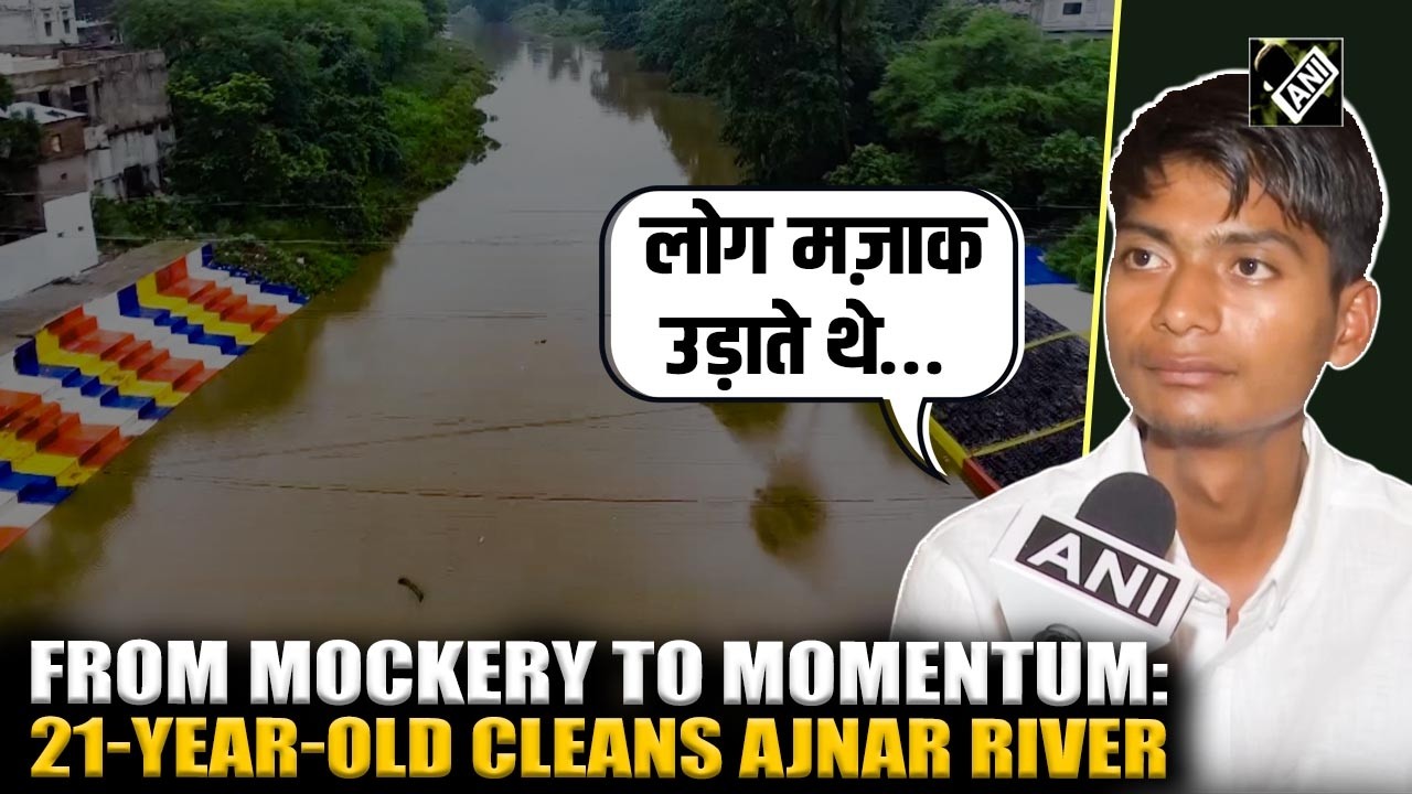 Rajgarh: 21-year-old student takes on Ajnar River cleanup, turns solo mission into community effort