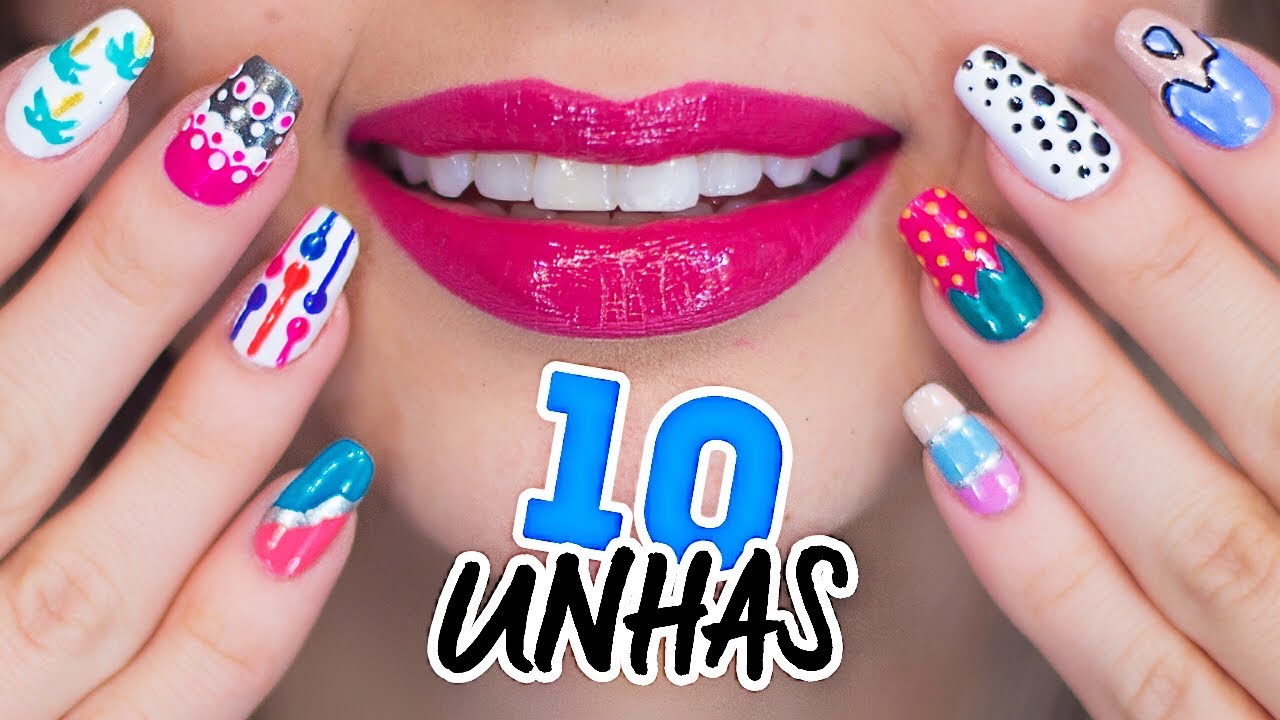 10 UNHAS DECORADAS FÁCEIS PARA INICIANTES #4