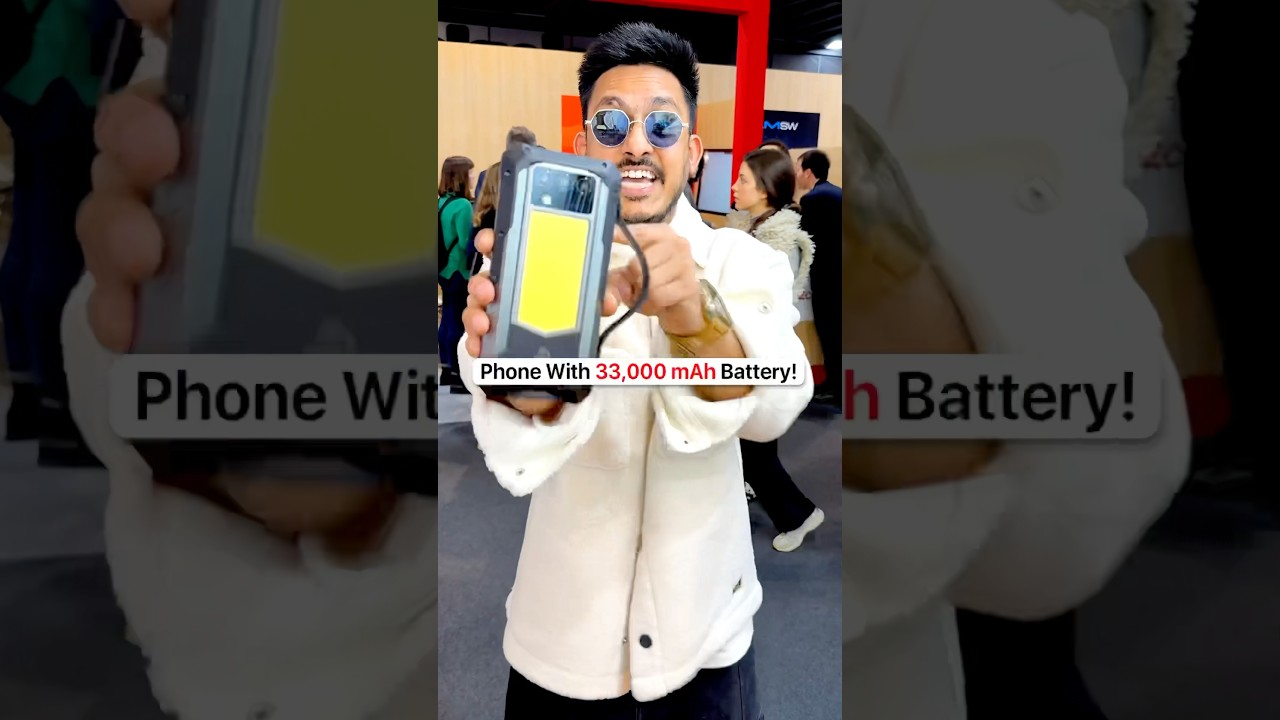The Phone With 33000 mAh Battery Only! 🔋🔋