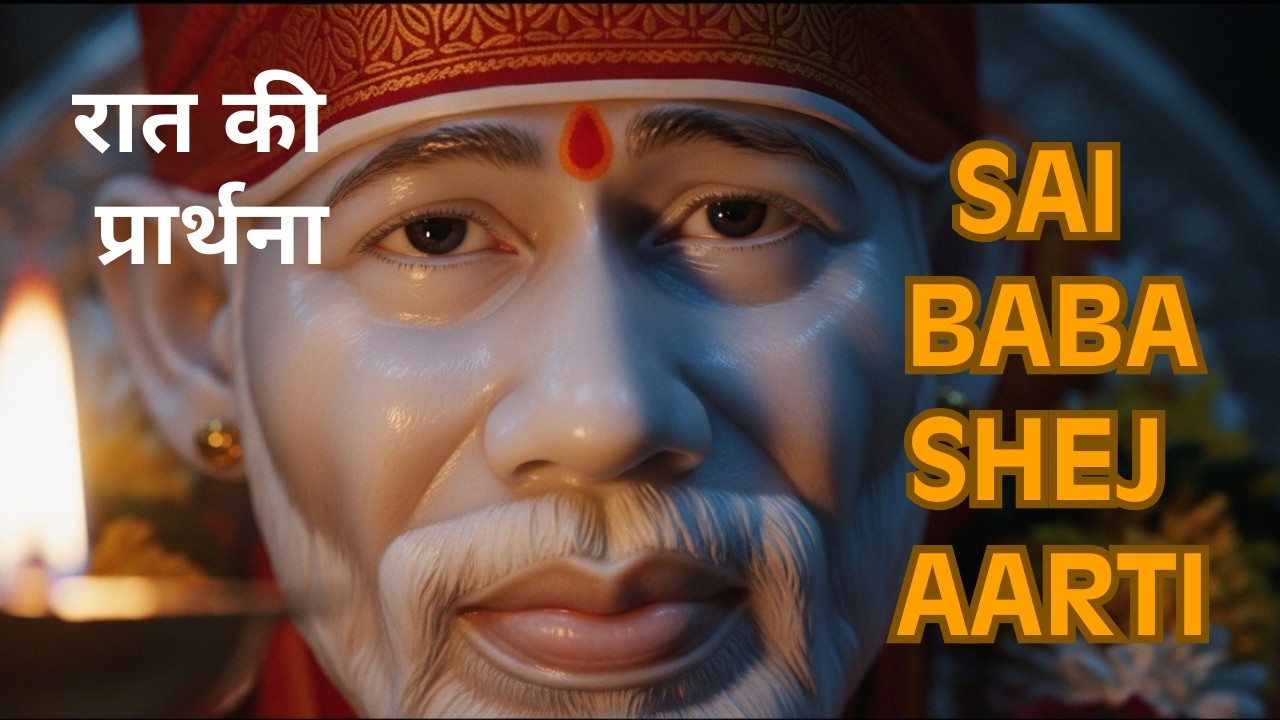Sai Shej Aarti 🌙 | Listen Before Sleeping for Peaceful Mind & Protection 🙏