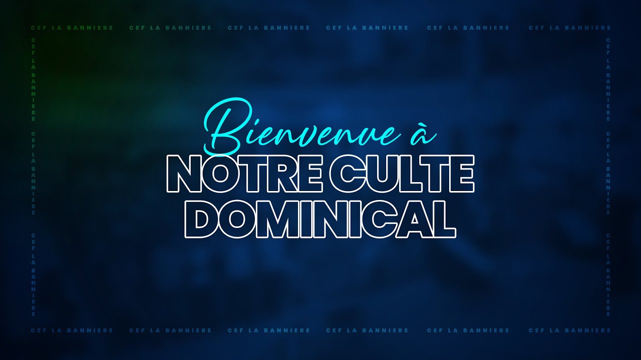[LIVE] CULTE DOMINICAL DU 01.02.2026