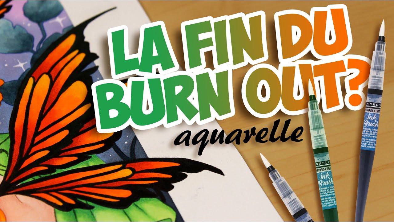 Faire des merveilles avec des sennelier ink brush !