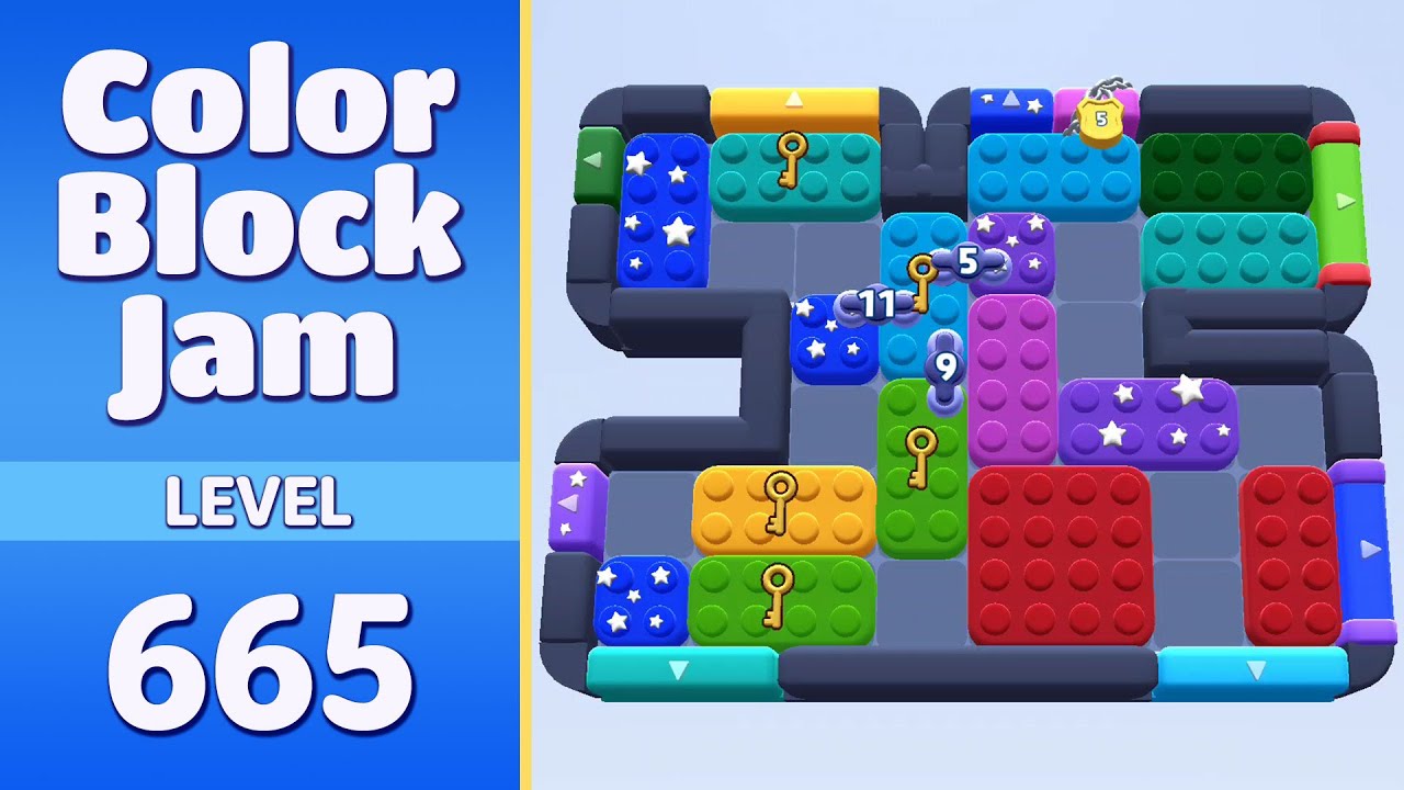 Color Block Jam Level 665 | Every Puzzle Solved! 🎯
