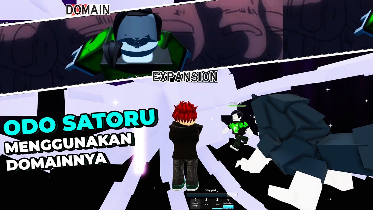 AKU diAjari ODO SATORU Cara Menggunakan DOMAIN di ROBLOX !!