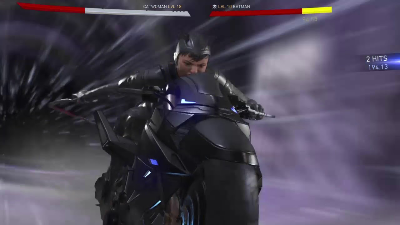 Injustice 2 Cat Woman vs Batman