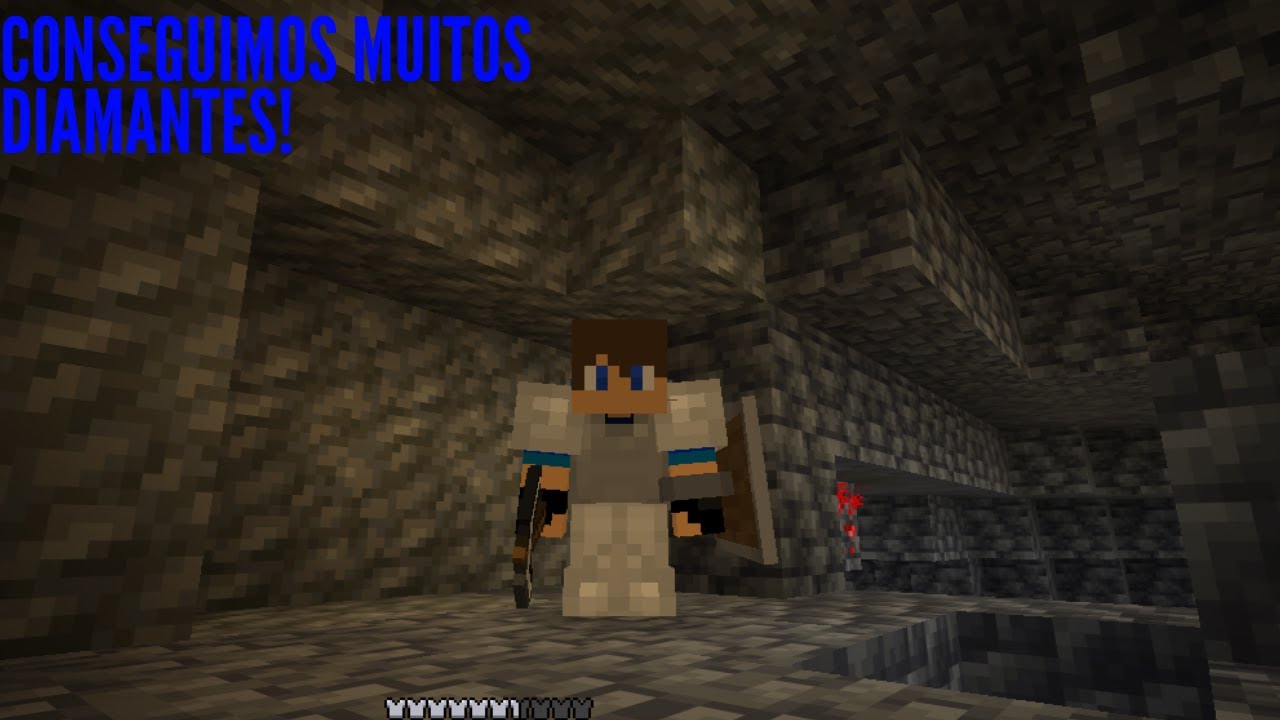 CONSEGUIMOS MUITOS DIAMANTES! | Minecraft Survival SOLO EP 3