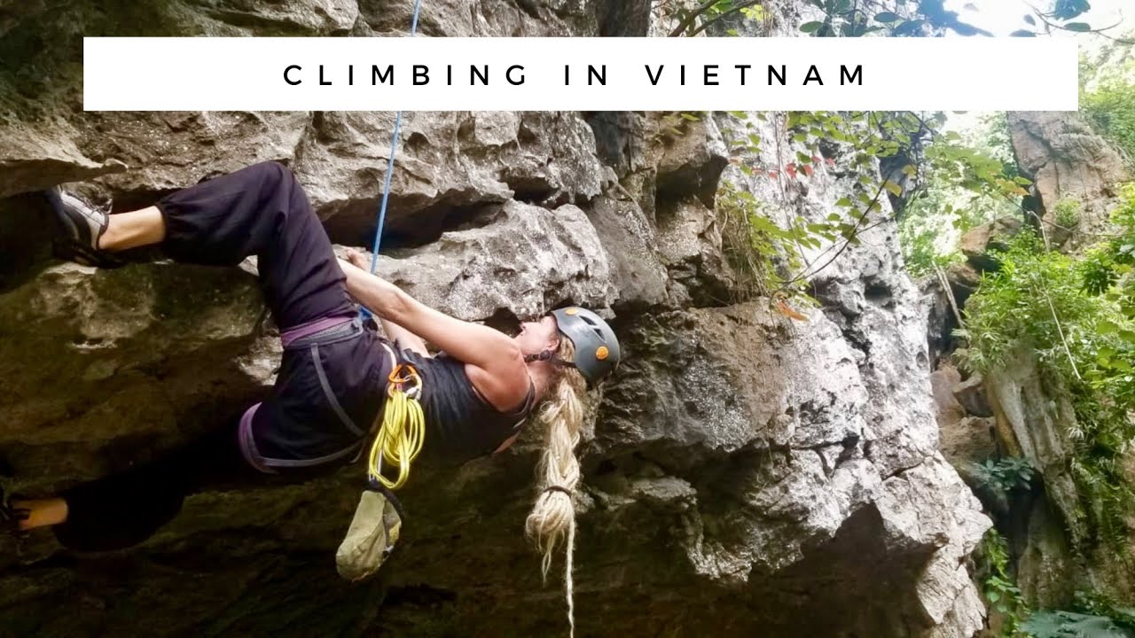 HA LONG BAY VIETNAM | Climbing in Cat Ba | Vegan Eats