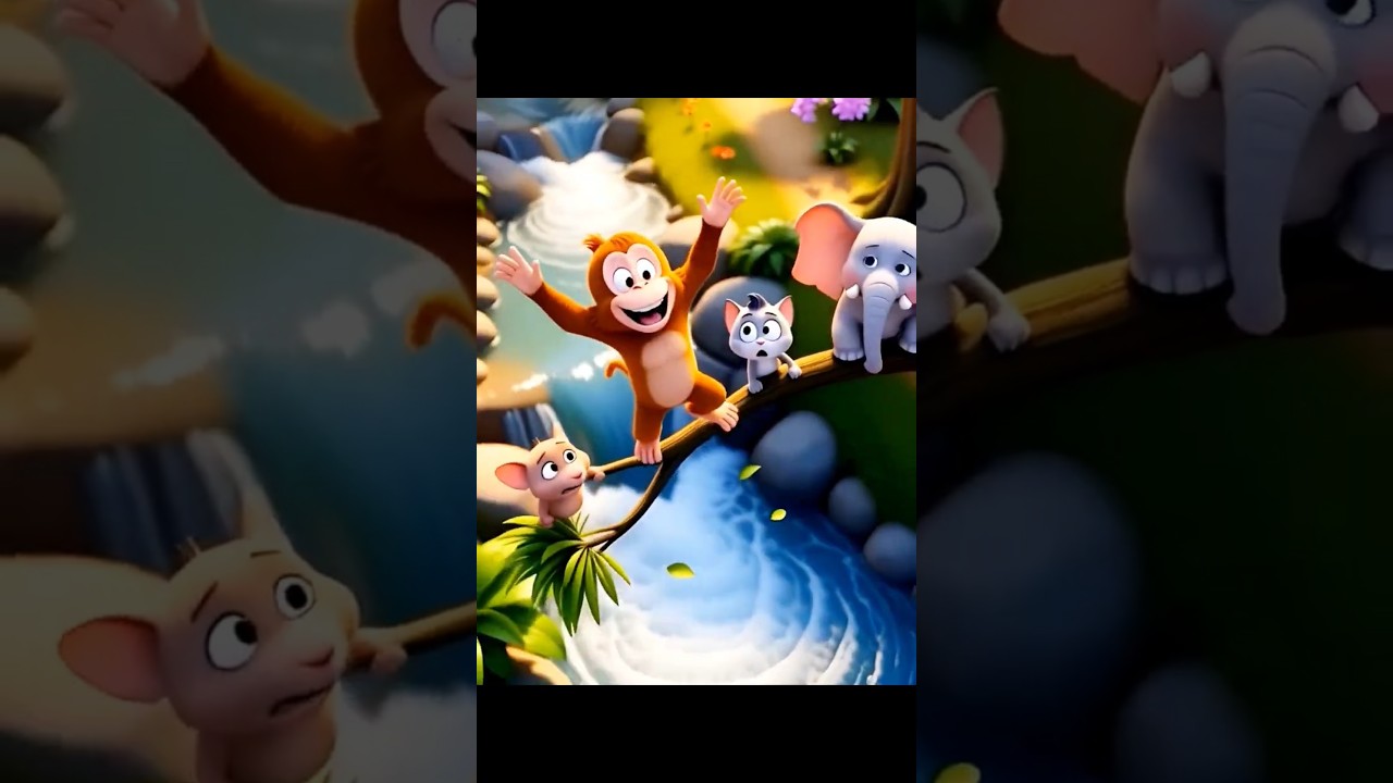 The Funny Cat, Tiny Rat & Baby Elephant | 3D Cartoon Story