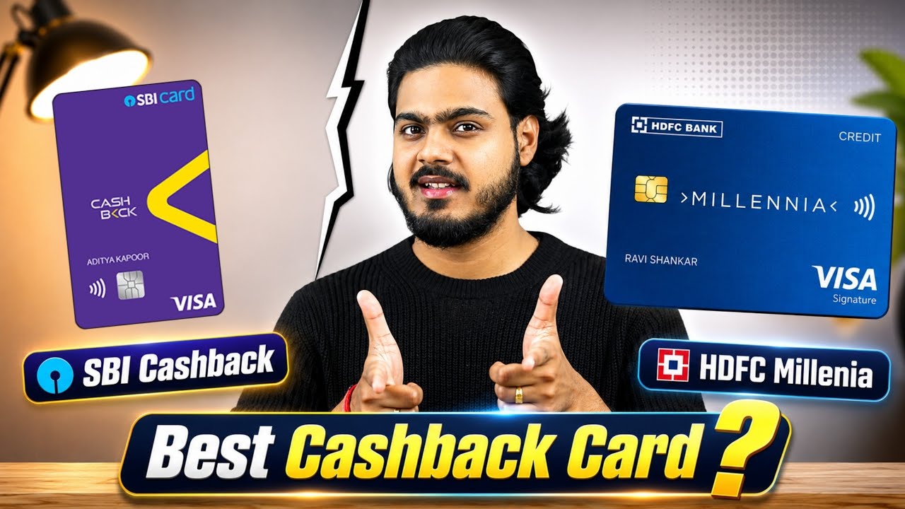 SBI Cashback vs HDFC Millennia | Best Cashback Credit Card in India?
