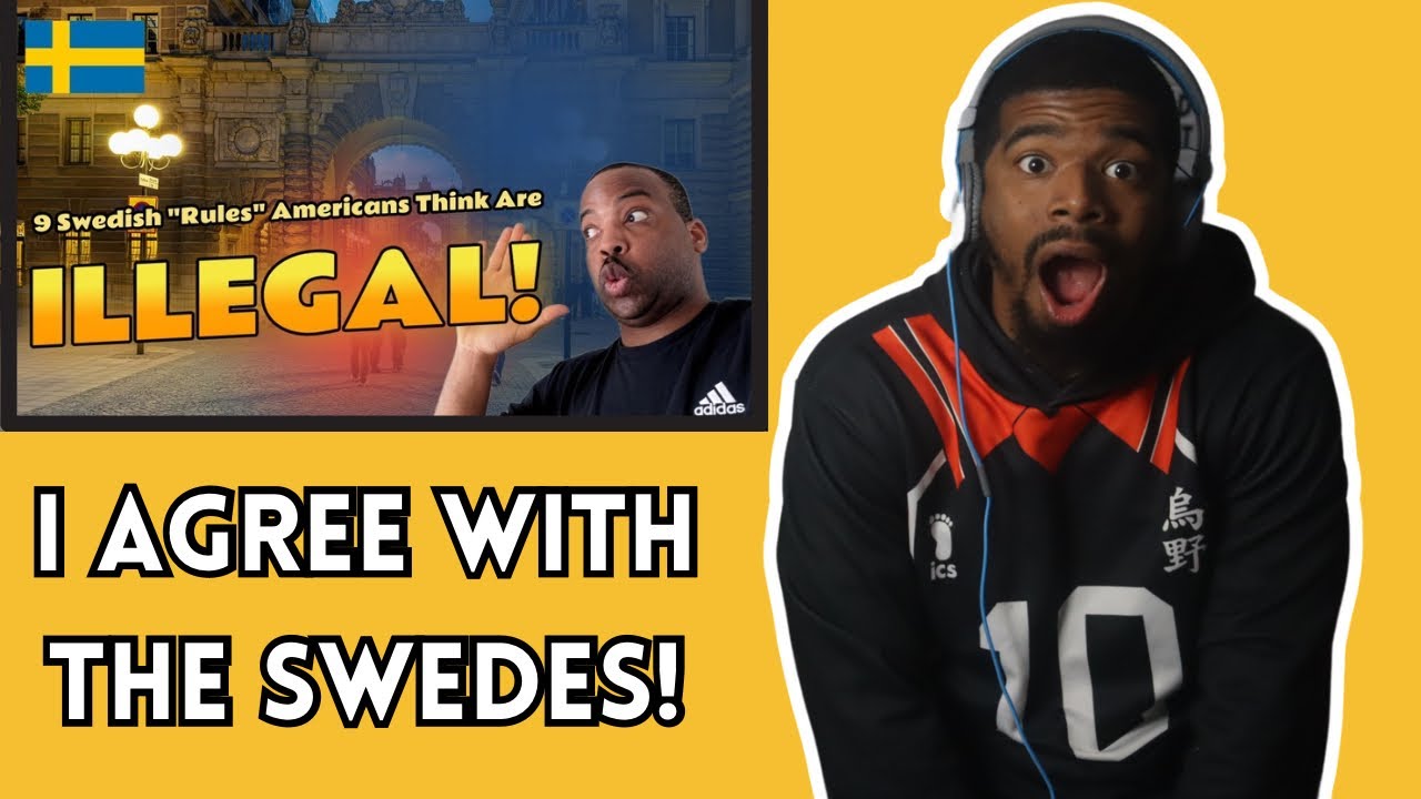 AMERICAN REACTS TO 9 Things Americans Think Are Illegal in Sweden (But They're Not!)