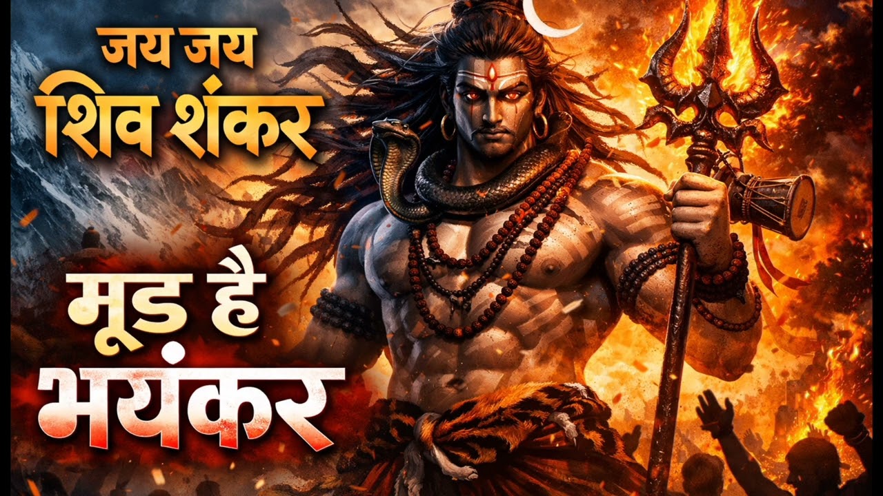 👉 जय जय शिव शंकर 🔱 मूड है भयंकर | Powerful Mahadev Bhajan | Shiv Bhakti Song 2026