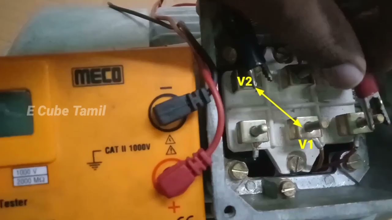 IR Value Checking Using Digital Megger || insulation Resistance test || IR test in tamil