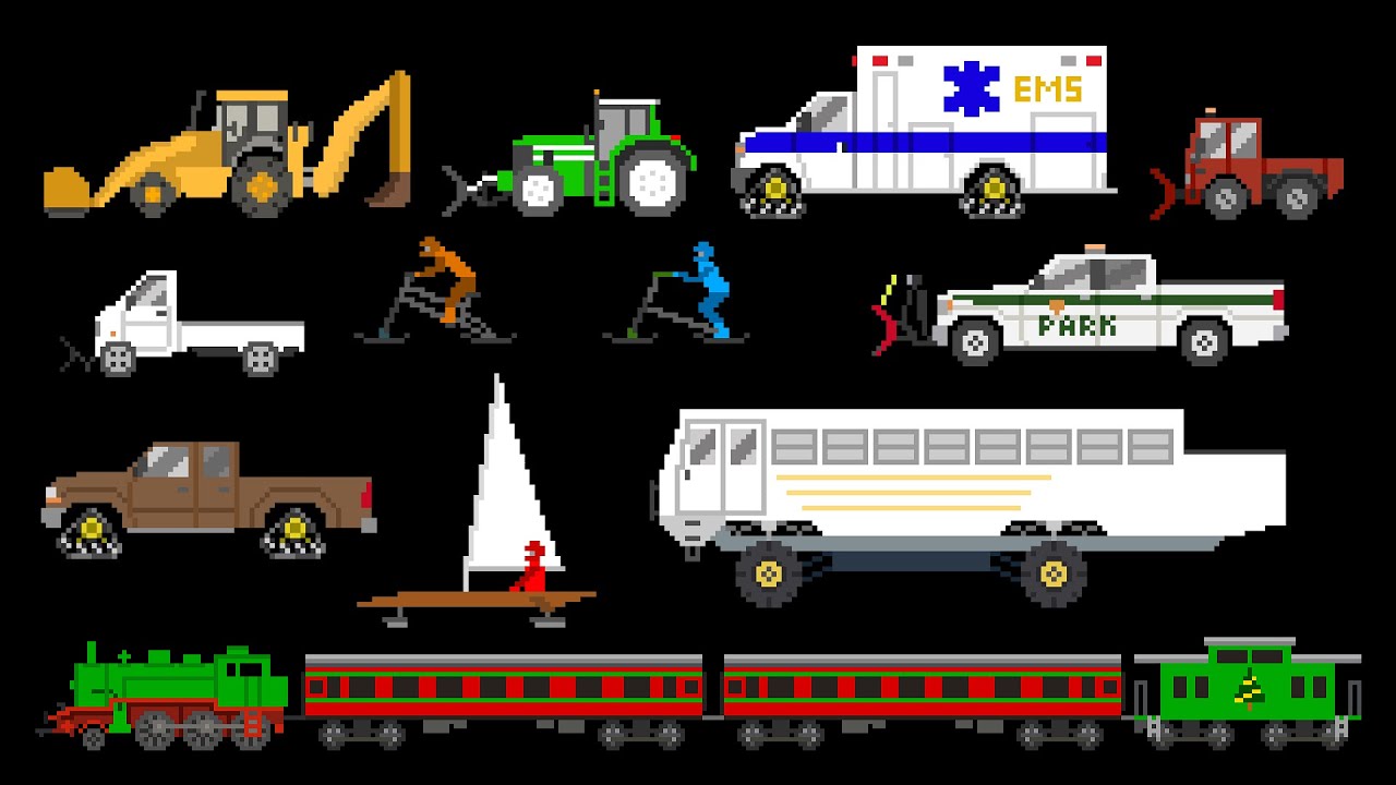 Winter Vehicles 2 - The Kids' Picture Show