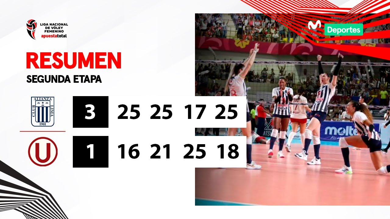 RESUMEN: Alianza Lima 3️⃣ - 1️⃣ Universitario | SEGUNDA ETAPA | LNSV 2023-2024 👋🏐🏆
