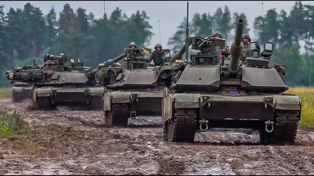 U.S. & NATO Allies &bull; Powerful Tanks and Armored Vehicles Unleash Force in Joint Operations