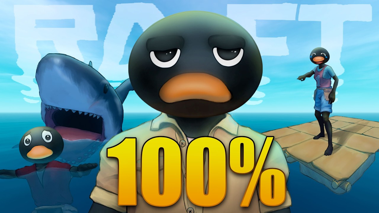 I spent 90 hours 100%ing Raft..