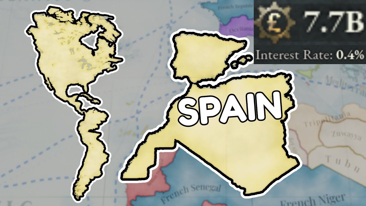 I used the perfect company setup and 0% interest rate to make spain RICH in victoria 3
