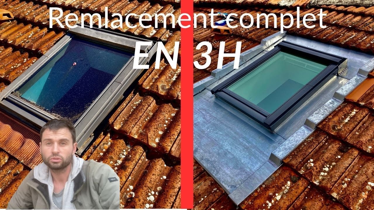 Remplacer un VELUX avec abergement en zinc – méthode simple et efficece (3H chrono)