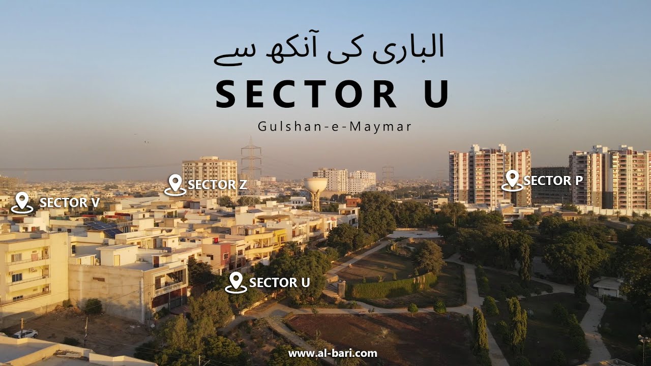 Eagle Eye View | Sector U | Gulshan-e-Maymar, Karachi | Drone View