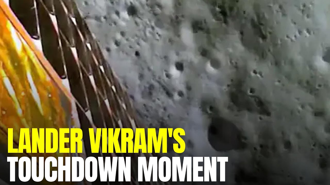 Chandrayaan 3 | How Chandrayaan-3's Lander Vikram Saw Moon Just Before Touchdown