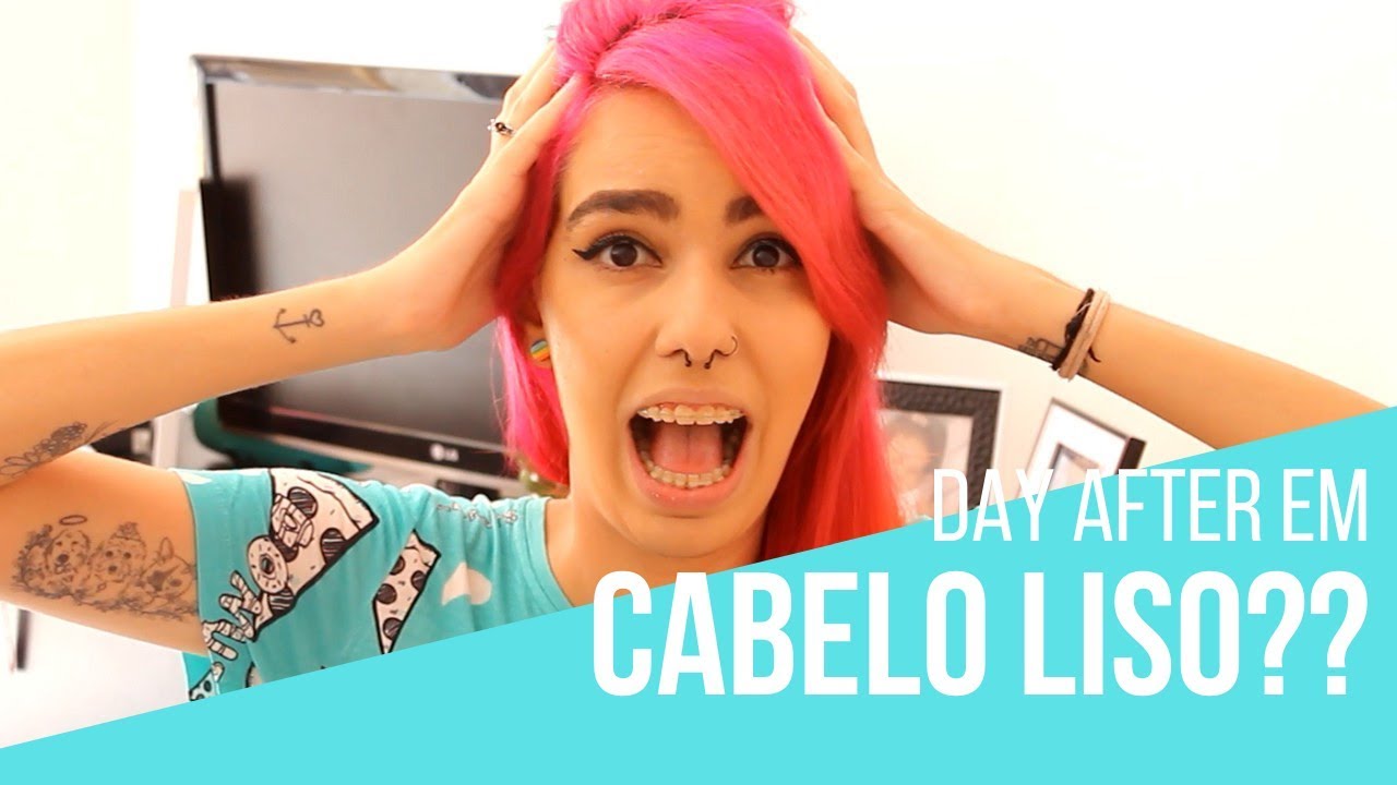 DAY AFTER em cabelo LISO?!