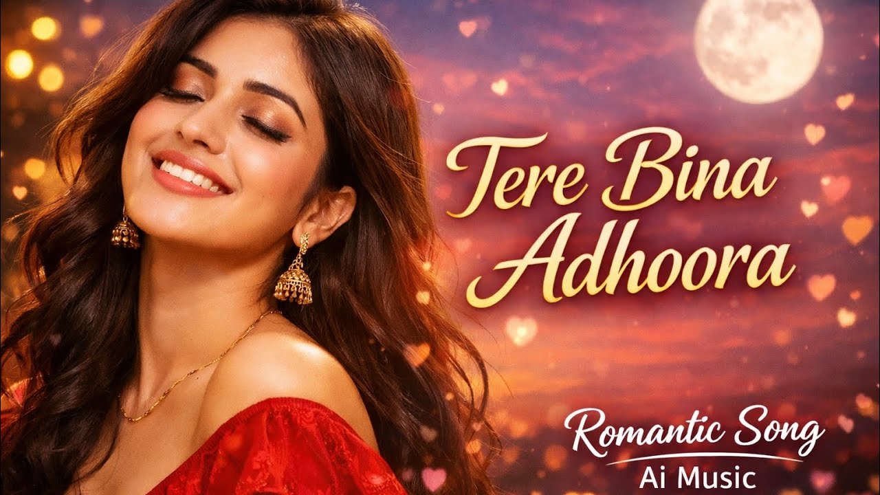 Tere Bina Adhoora | Romantic Song 💖 AI Music |Love Song 2026 | Female Voice | Surila Safar Studio 🎶