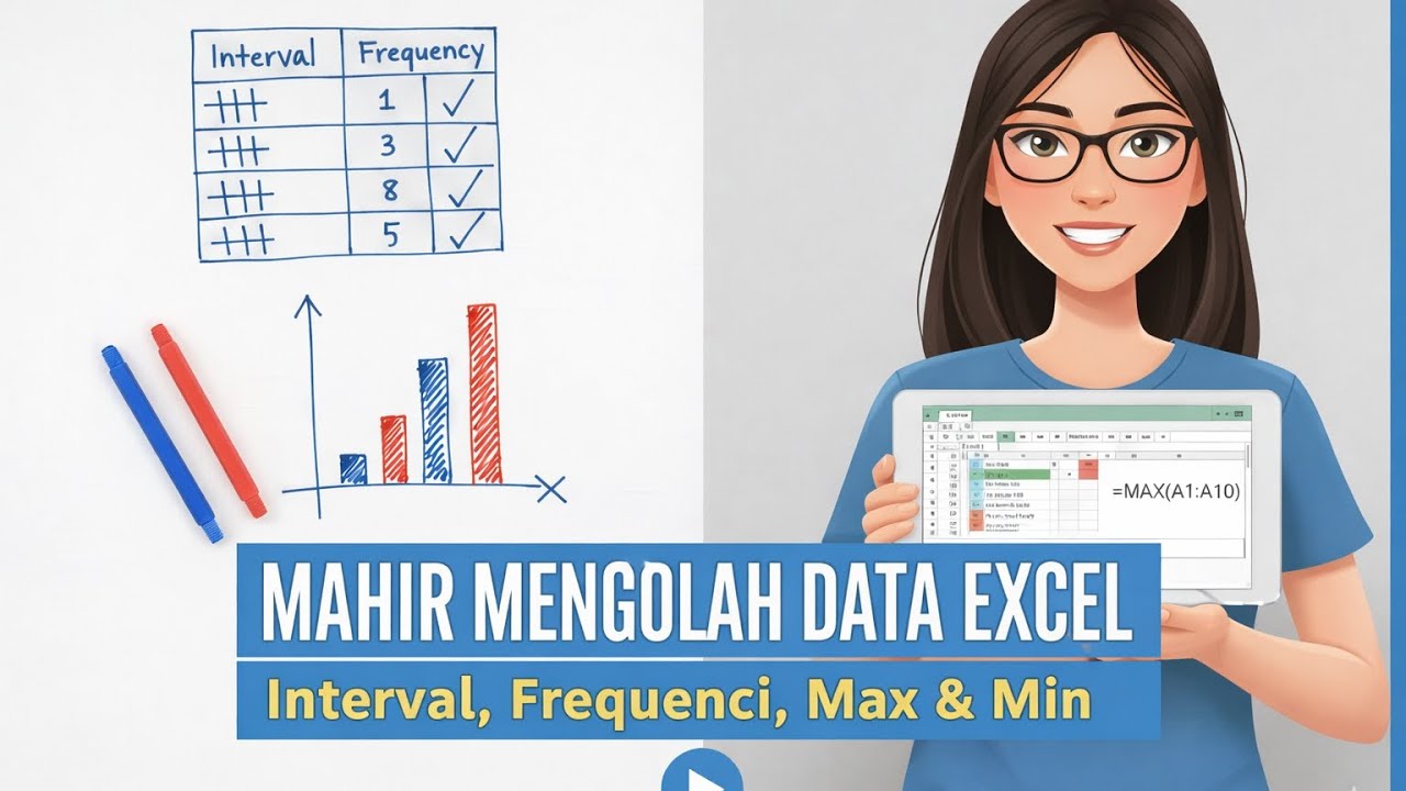 Cara Mengolah Data di Excel (Mencari Nilai Max, Min, Interval dan Fungsi)