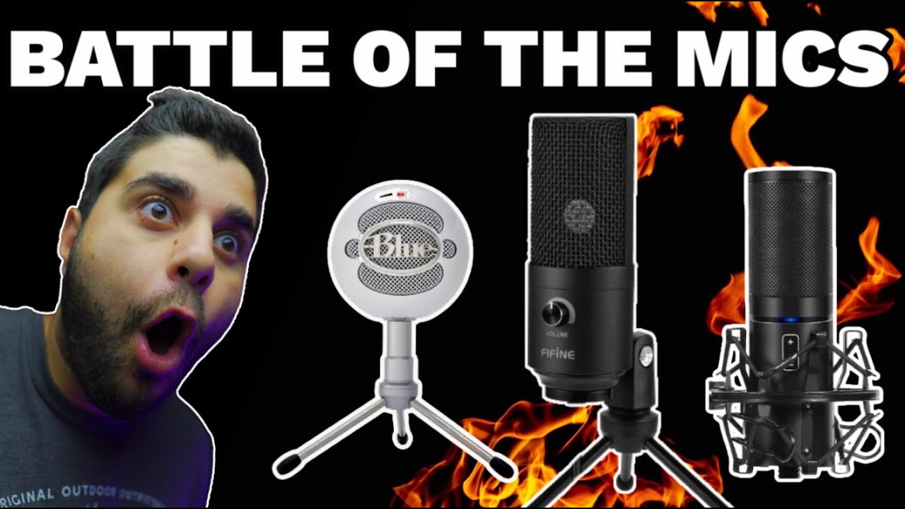 BLUE SNOWBALL ICE VS FIFINE K669B VS TONOR Q9
