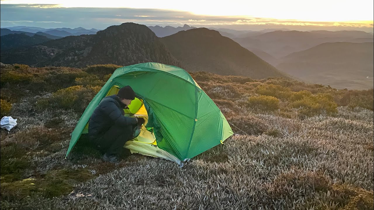 Testing the Mont Dragonfly on a Tasmanian mountain