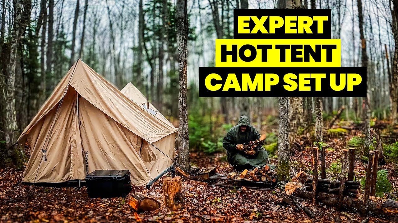 Setting up the Perfect Hot Tent Location